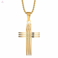 Pendentif croix celtique plaqué or 18 carats en bijoux en or